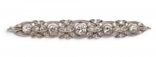 A diamond Art Deco bar brooch – kavel bij Veilinggebouw De Zwaan, Amsterdam