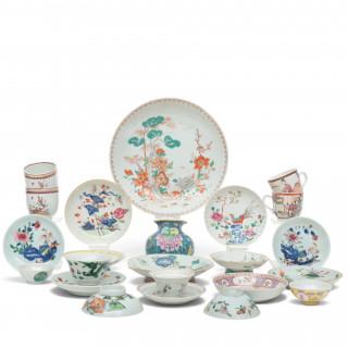 China, a collection of famille rose porcelain, 18th-19th centuries – kavel bij Veilinggebouw De Zwaan, Amsterdam