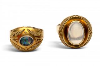 Two granulated rings – kavel bij Veilinggebouw De Zwaan, Amsterdam