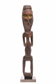 P.N. Guinea, Lower Sepik, Yakamul, female ancestor figure – kavel bij Veilinggebouw De Zwaan, Amsterdam