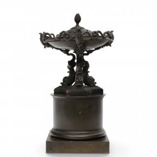Frankrijk, bruin gepatineerde bronzen Brûle de parfum, Charles X, circa 1835 – kavel bij Veilinggebouw De Zwaan, Amsterdam