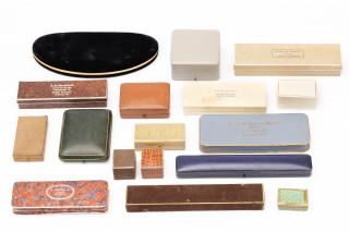 Various antique Dutch jewellery boxes – kavel bij Veilinggebouw De Zwaan, Amsterdam