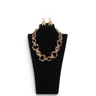 Yves Saint Laurent, Vintage Harlequin collier met oorclips – kavel bij Veilinggebouw De Zwaan, Amsterdam
