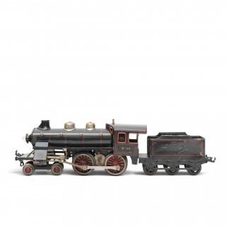 Blikken locomotief met tender, Märklin, model 035 – kavel bij Veilinggebouw De Zwaan, Amsterdam