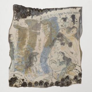 Lies Cosijn (1931-2016), aardewerk plaquette, 'In het hart van de ziel, gaan de passies rond', circa 1970 – kavel bij Veilinggebouw De Zwaan, Amsterdam