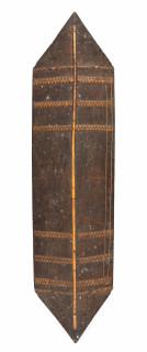 Borneo, East Kalimantan, Bahau Dayak, shield – kavel bij Veilinggebouw De Zwaan, Amsterdam