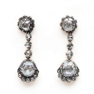 A pair of diamond earstuds – kavel bij Veilinggebouw De Zwaan, Amsterdam