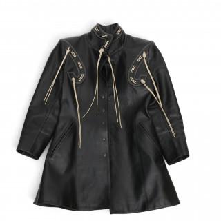 Atelier Fong Leng leather jacket with straps, circa 70-80s – kavel bij Veilinggebouw De Zwaan, Amsterdam