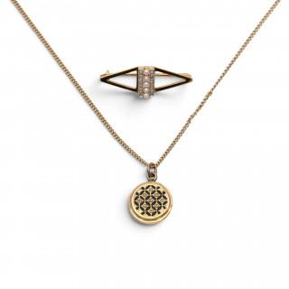 An Art Deco brooch and 19th century locket – kavel bij Veilinggebouw De Zwaan, Amsterdam