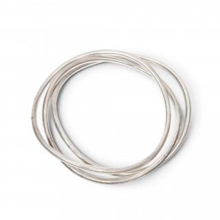 Drie zilveren bangle armbanden – kavel bij Veilinggebouw De Zwaan, Amsterdam