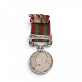 Medaille, India algemene dienst 1895-1902 en gesp Waziristan 1901-1902 – kavel bij Veilinggebouw De Zwaan, Amsterdam