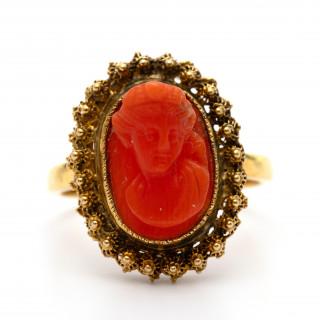 A cameo ring – kavel bij Veilinggebouw De Zwaan, Amsterdam