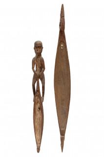 Papua, Kamoro, ceremonial shield, yamate – kavel bij Veilinggebouw De Zwaan, Amsterdam