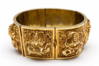 An impressive Indian bracelet – kavel bij Veilinggebouw De Zwaan, Amsterdam
