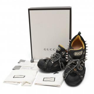 Gucci black flashtrek removable spikes sneakers, circa 2018 – kavel bij Veilinggebouw De Zwaan, Amsterdam