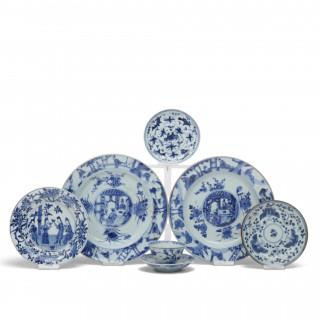 China, a collection of blue and white porcelain, 18th century – kavel bij Veilinggebouw De Zwaan, Amsterdam