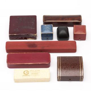Various antique international jewellery boxes – kavel bij Veilinggebouw De Zwaan, Amsterdam