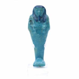 Egypt, a deep blue faience Ushabti, ca. 600 - 300 BCE – kavel bij Veilinggebouw De Zwaan, Amsterdam
