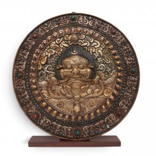 Tibet, a parcel-gilt mixed-metal mandala, 20th century – kavel bij Veilinggebouw De Zwaan, Amsterdam