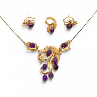 An amethyst parure – kavel bij Veilinggebouw De Zwaan, Amsterdam