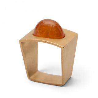 A modern designed matted ring – kavel bij Veilinggebouw De Zwaan, Amsterdam