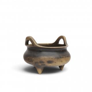 China, een kleine bronzen wierookbrander, modern – kavel bij Veilinggebouw De Zwaan, Amsterdam