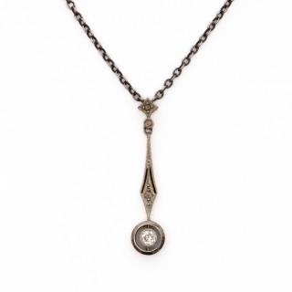 A fine gold and silver Art Deco diamond necklace – kavel bij Veilinggebouw De Zwaan, Amsterdam